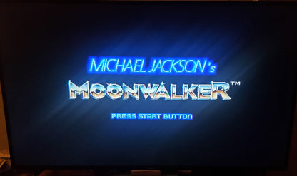 Michael Jackson's Moonwalker Sega Genesis Mega Drive Video Game 1990
