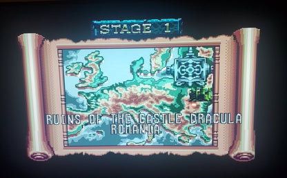 Castlevania Bloodlines Sega Genesis Mega Drive Video Game Cartridge 1994