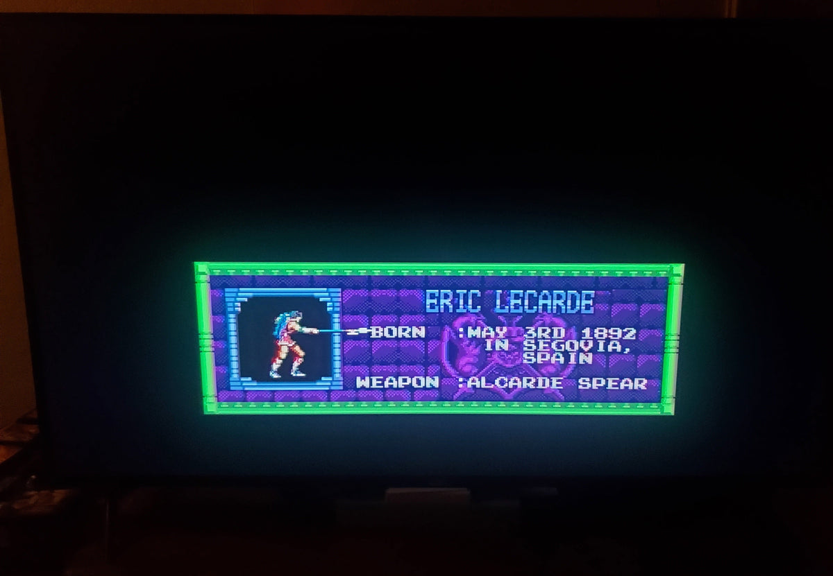 Castlevania The New Generation Sega Genesis Mega Drive Video Game 1994