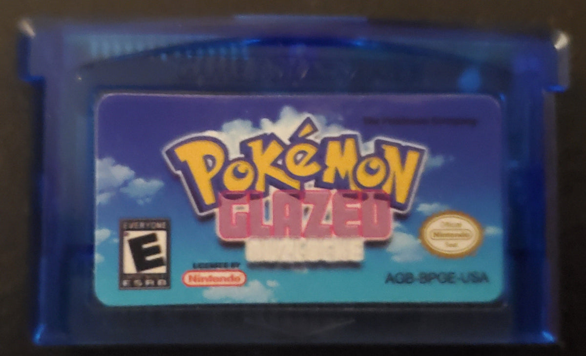 Pokemon Glazed GBA ROM Hack Video Game Custom Gameboy Advance
