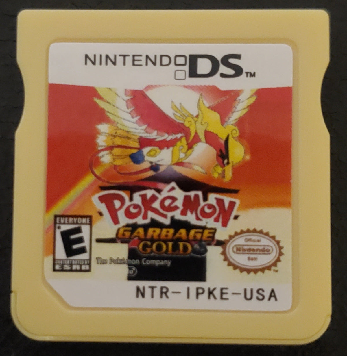 Pokemon GarbageGold NDS Nintendo DS Custom ROM Hack Video Game