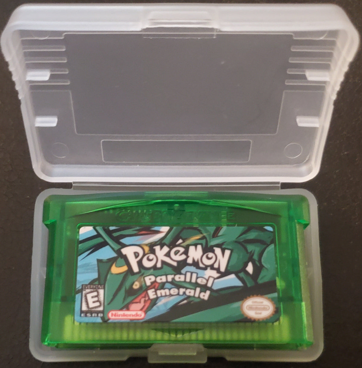 Pokemon Parallel Emerald GBA ROM Hack Video Game Boy Advance