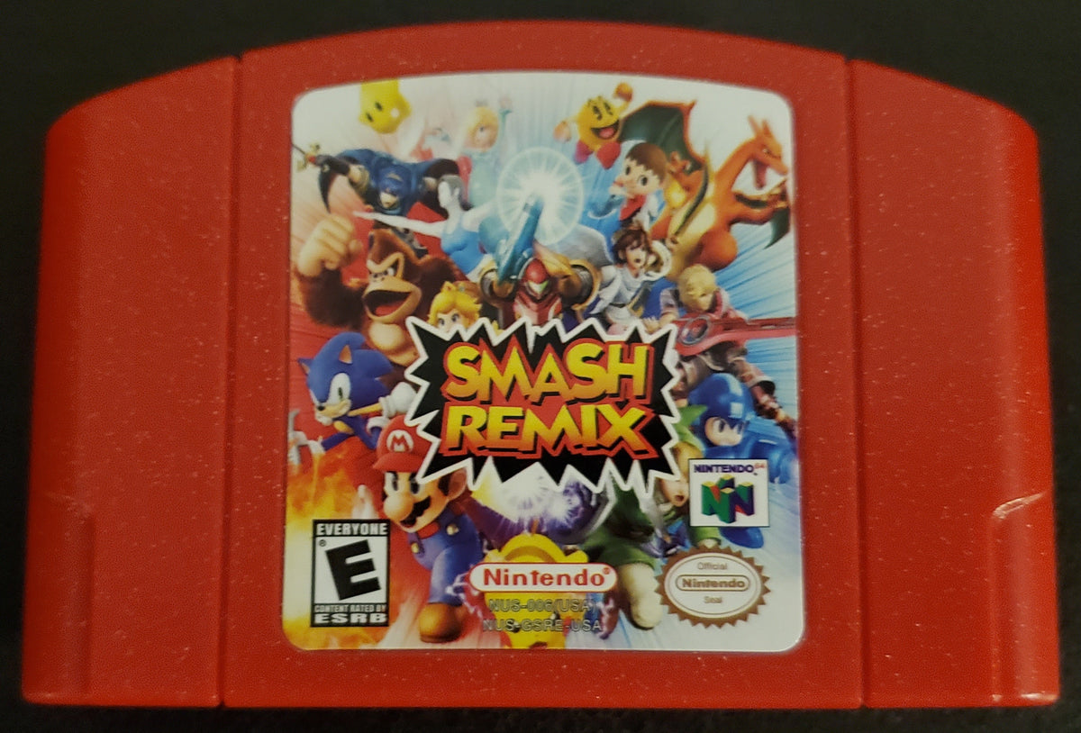 Super Smash Bros Remix N64 Nintendo 64 Video Game Cartridge