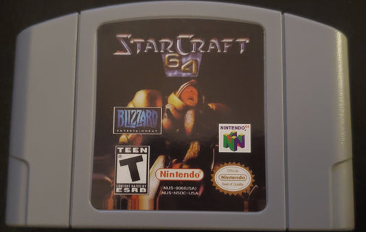 Starcraft 64 N64 Nintendo 64 Video Game Cartridge 2000