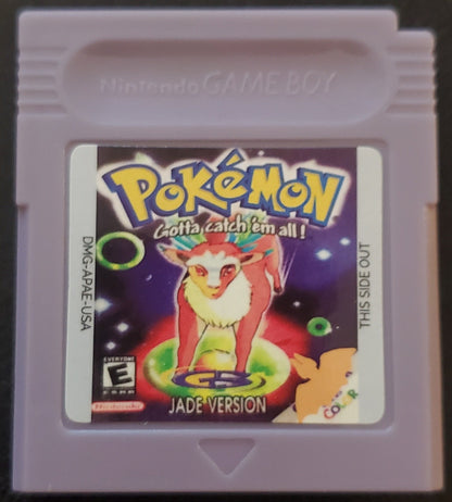 Pokemon Jade Version GBC Video Game Gameboy Color ROM Hack
