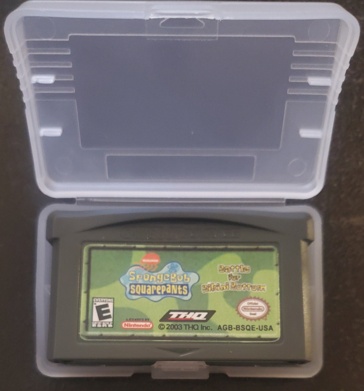 SpongeBob SquarePants Battle Bikini Bottom GBA Video Game Boy Advance
