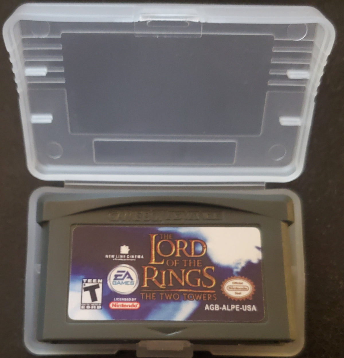 Lord of the Rings The Two Towers GBA Video Game Boy Advance 2002