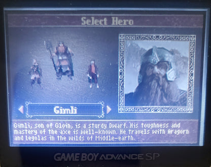 Lord of the Rings The Return of the King GBA Video Game Boy Advance 2003