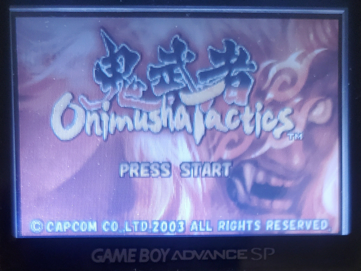 Onimusha Tactics GBA Video Game Cartridge Game Boy Advance 2003
