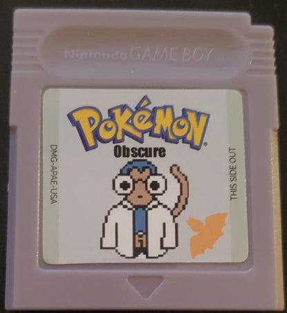 Pokemon Obscure GBC Video Game Gameboy Color ROM Hack