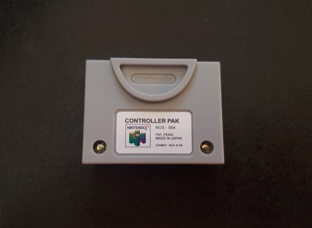 Controller Pak Memory Card Nintendo 64 N64 Save Games