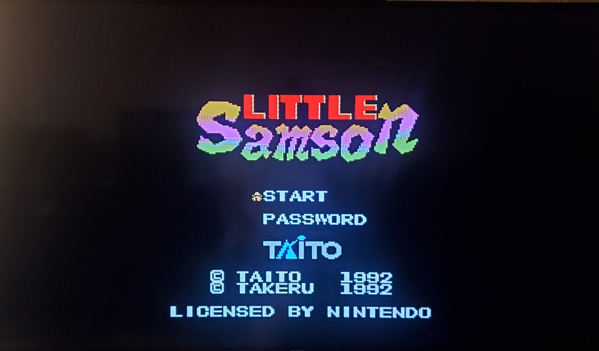 Little Samson NES Video Game Nintendo Entertainment System 1992