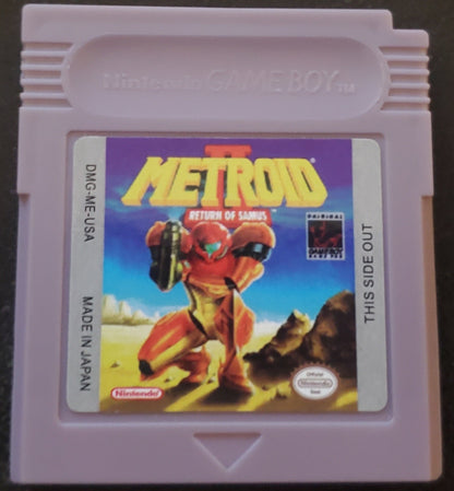 Metroid 2 The Return of Samus Gameboy GB Video Game Catridge 1991