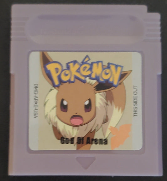 Pokemon God of Arena GBC Video Game Cartridge Gameboy Color ROM Hack