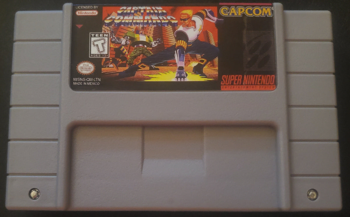 Captain Commando SNES Video Game Cartridge Super Nintendo 1995