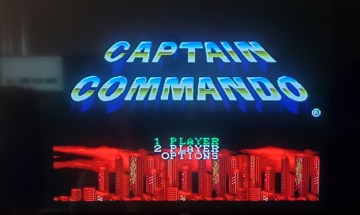 Captain Commando SNES Video Game Cartridge Super Nintendo 1995