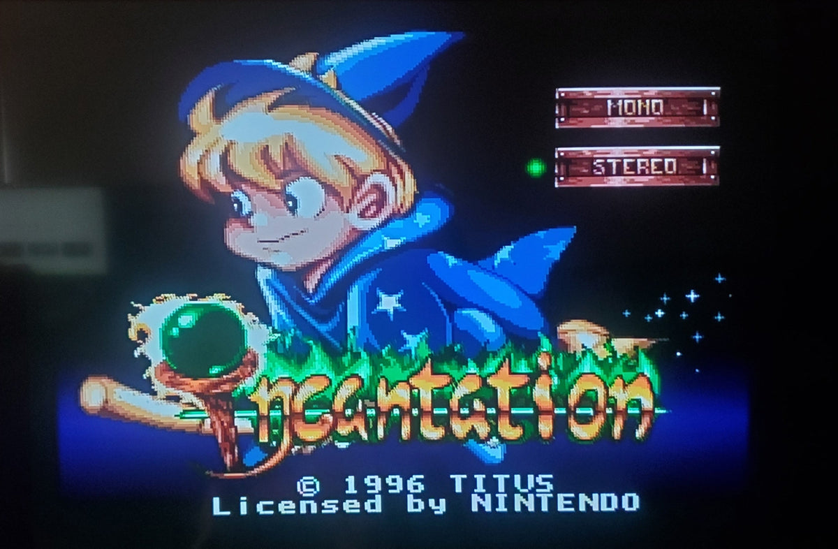 Incantation SNES Video Game Cartridge Super Nintendo 1996