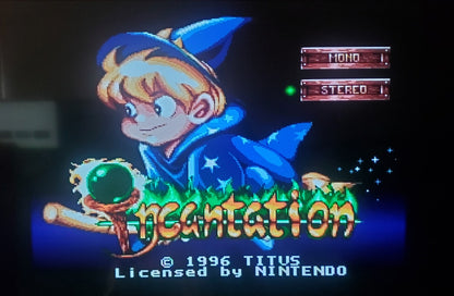 Incantation SNES Video Game Cartridge Super Nintendo 1996