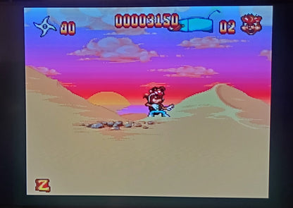 Zero the Kamikaze Squirrel SNES Video Game Super Nintendo 1994