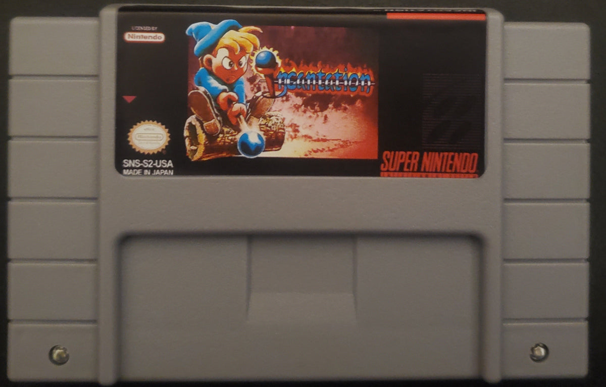 Incantation SNES Video Game Cartridge Super Nintendo 1996