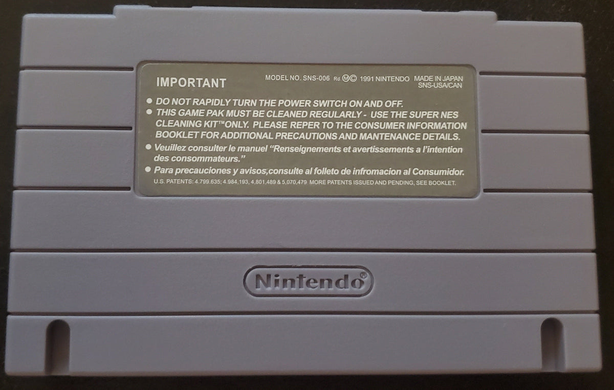 Eathworm Jim SNES Video Game Cartridge Super Nintendo 1994