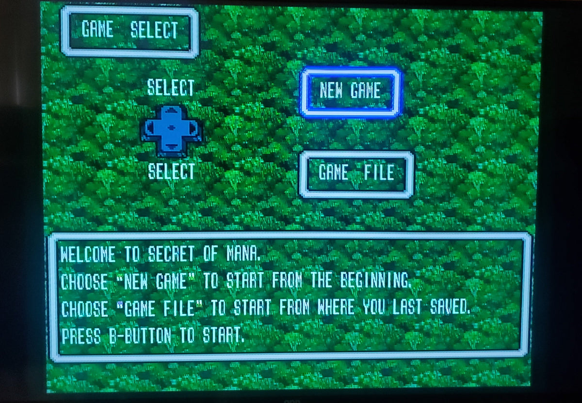 Secret of Mana SNES Video Game Cartridge Super Nintendo 1993