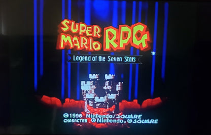 Super Mario RPG SNES Video Game Cartridge Super Nintendo 1996