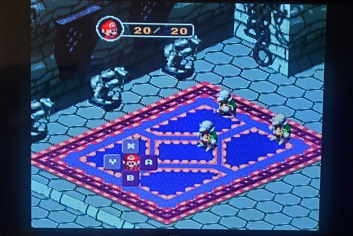 Super Mario RPG SNES Video Game Cartridge Super Nintendo 1996