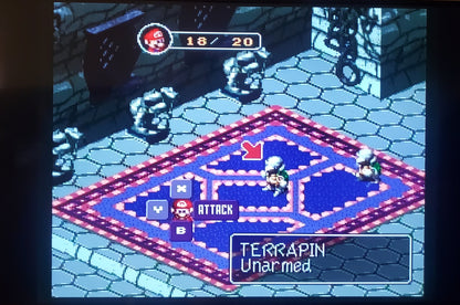 Super Mario RPG SNES Video Game Cartridge Super Nintendo 1996