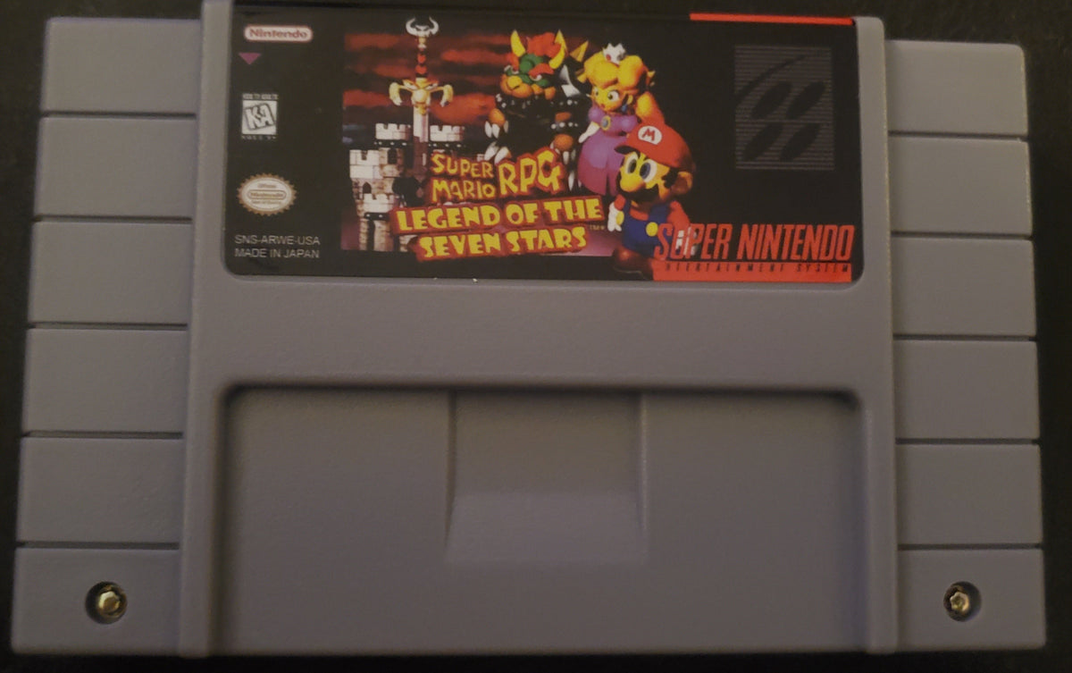Super Mario RPG SNES Video Game Cartridge Super Nintendo 1996