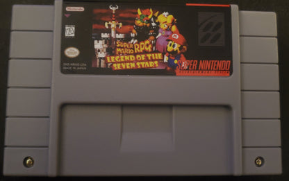 Super Mario RPG SNES Video Game Cartridge Super Nintendo 1996