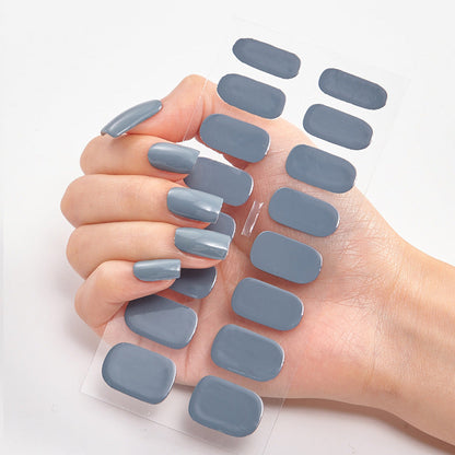 Nailart Sticker Pure Solid Color Self Adhesive