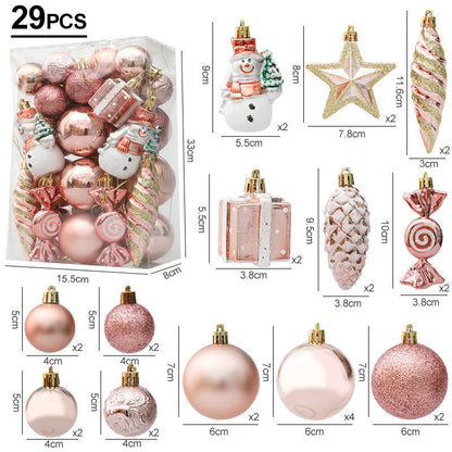 Christmas Tree Decorations Pendant Set