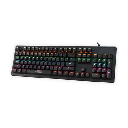 87-Key Mechanical Keyboard with Green Switches - Desktop Non-Punch Design