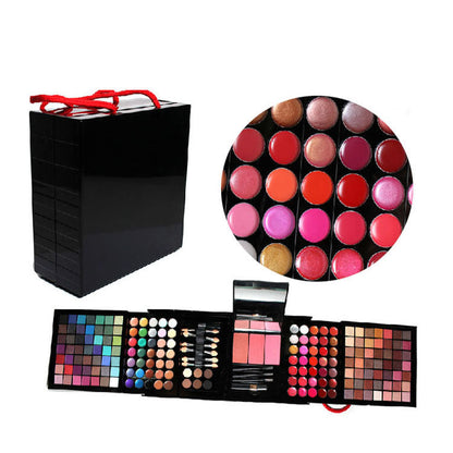 Explosion Deluxe 177 Color Eye Shadow & Bronzing Palette Combo Set