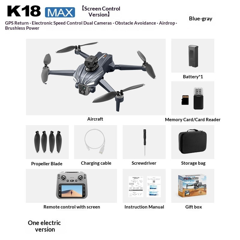 Folding GPS Positioning Belt Brushless Remote Control