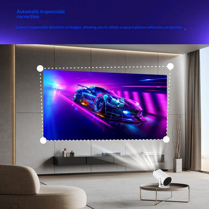 High Definition Projector With Wireless Screen Mirroring Support For Large Displays