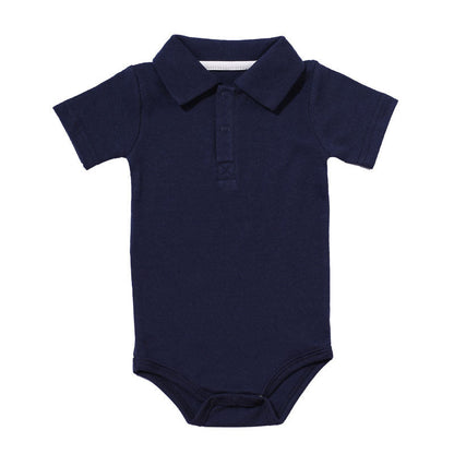 Lapel baby onesies