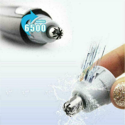 Unisex Electric Nose and Ear Hair Trimmer with LED Light