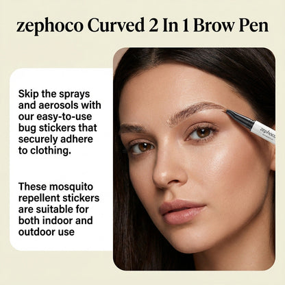Double-ended Waterproof Eyebrow Pencil