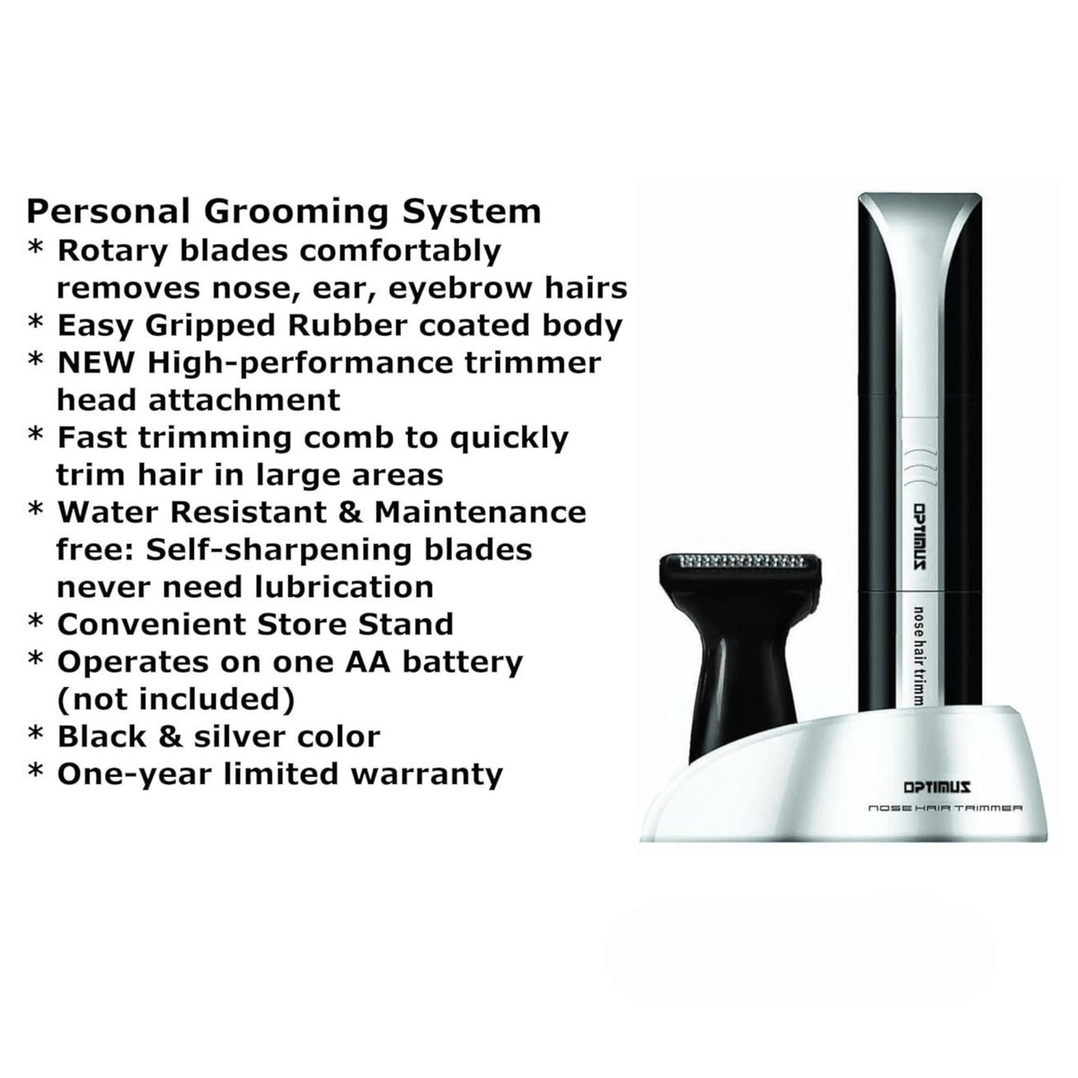 Optimus Battery Operated Personal Grooming System