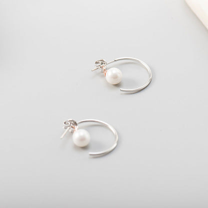 Hypoallergenic pearl earrings