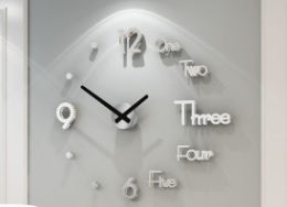 3D Wall Sticker Clock