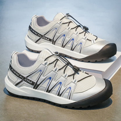 2026 New Summer Light Luxury High-End Men Sneakers, Fashion Versatile Comfort Mesh Spliced Breathable Casual Shoes
