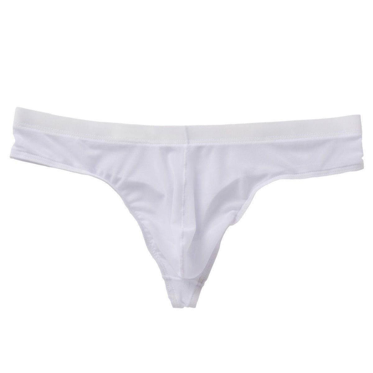 Transparent Mesh Ice Silk T-back Shorts