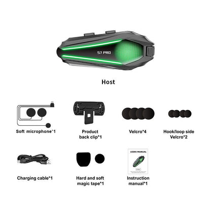 Cold-weather Noise-canceling Group Cycling Intercom Headset