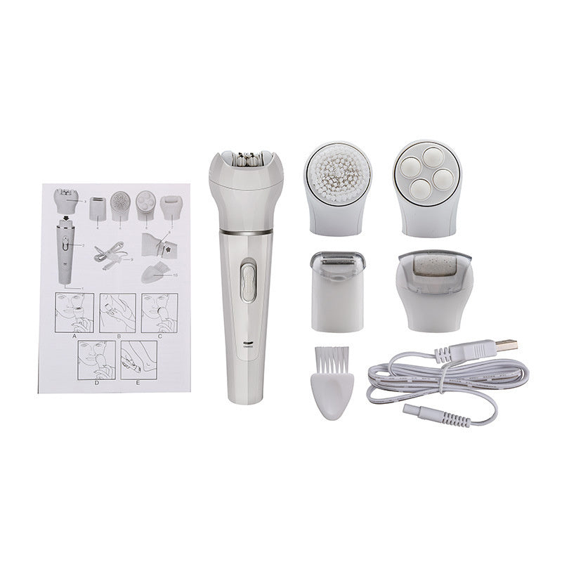 Portable 5-in-1 Electric Massager Scrubber