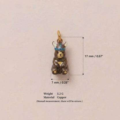 Small Animal Series DIY Accessories Dripped Oil Pendant