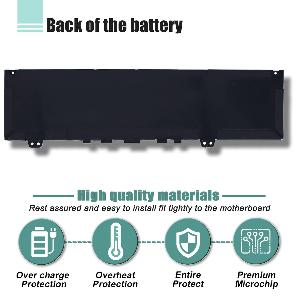 F62G0 39DY5 Laptop Battery 11.4V 38Wh 3166mAh for Dell Inspiron 13 5370 7370 7373 7380 and Vostro 13