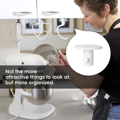 Aieve 4 Pack Stand Mixer Attachment Holders for KitchenAid
